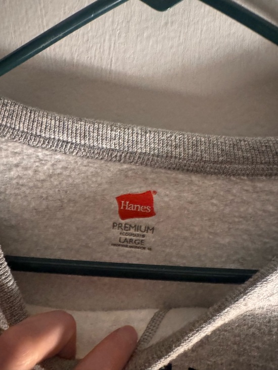 Bar harbor print sweatshirt Hanes size large - Picture 2 of 4